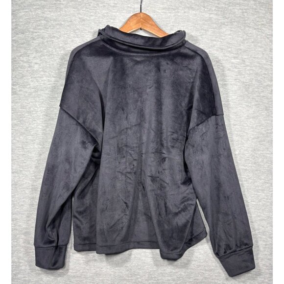 Mondetta Womens Top XXL Collared Long Sleeve Pullover Top Soft‎ Ribbed - Picture 4 of 4